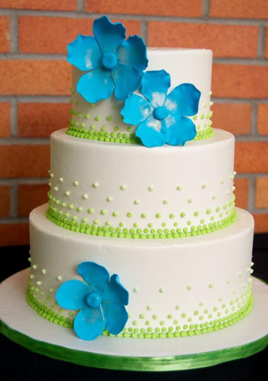 Blue And Green Wedding Cakes
 Blue and Green Wedding on Pinterest