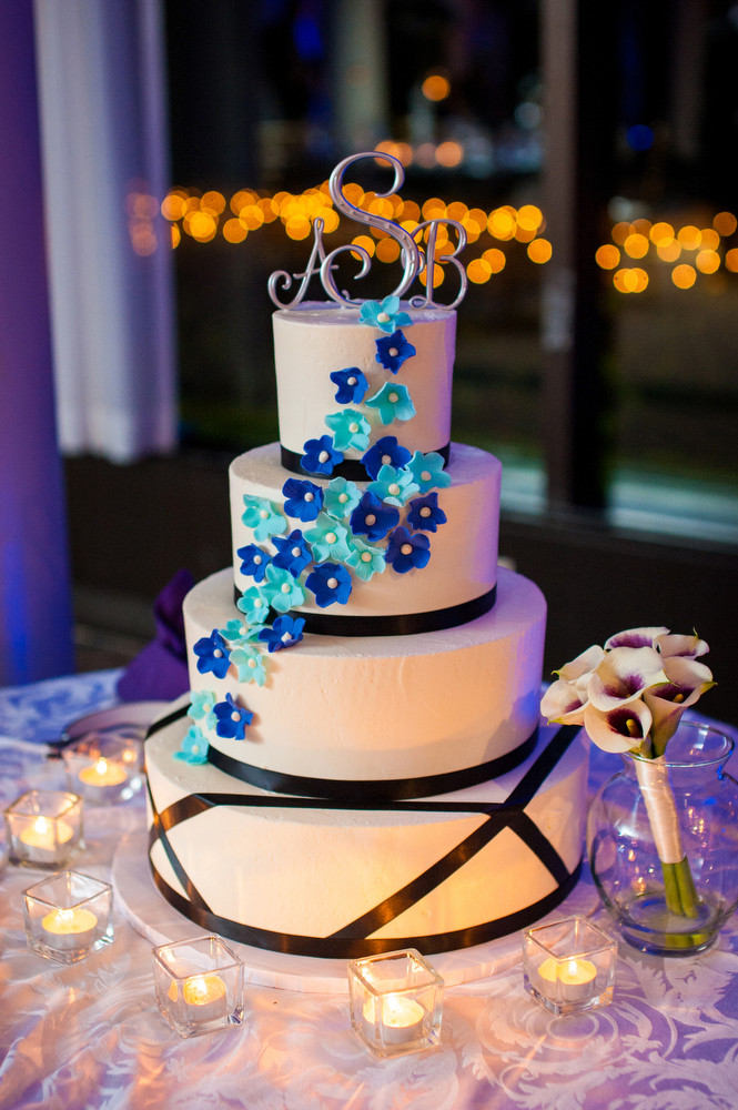 Blue And Purple Wedding Cakes
 by Todd graphy