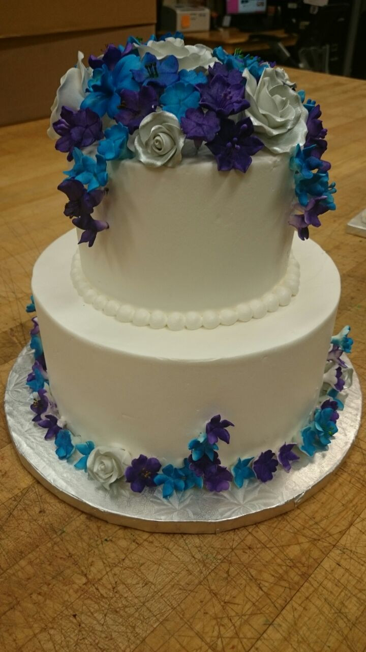 Blue And Purple Wedding Cakes
 Wedding Cakes