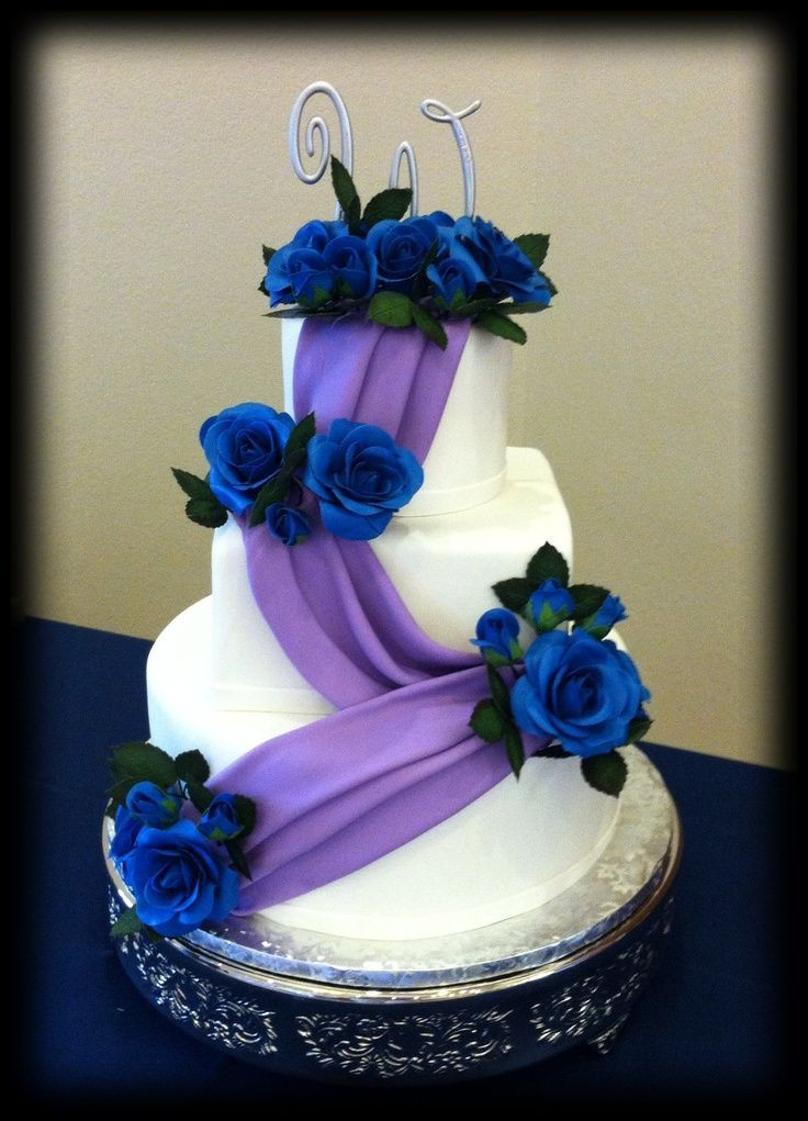 Blue And Purple Wedding Cakes
 Your Perfect Day s Wedding Chat