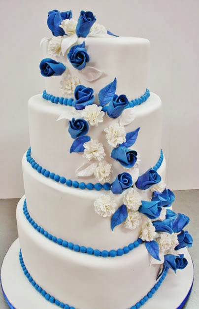 Blue and White Wedding Cakes top 20 Blue and White Wedding Cake Designs Tyler Living