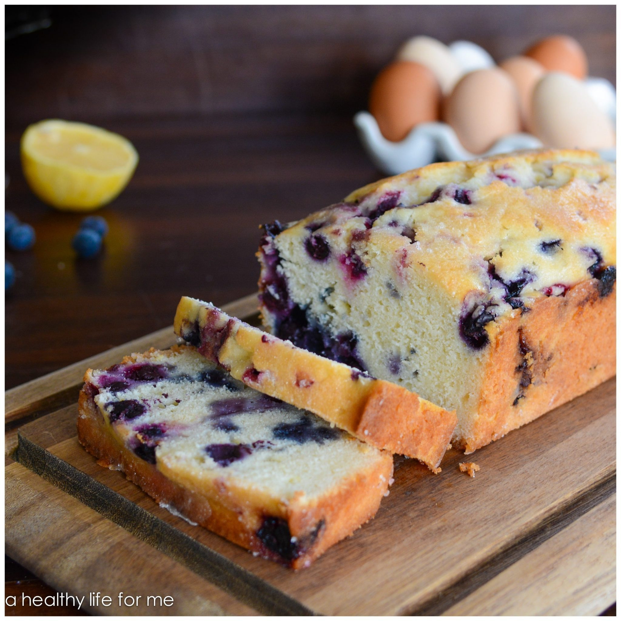 Blueberry Bread Healthy
 Lemon Blueberry Bread A Healthy Life For Me