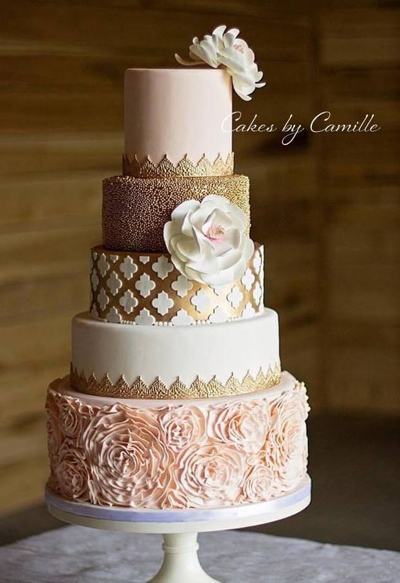 Blush Pink Wedding Cakes
 75 Creative Wedding Cake Ideas And Inspiration EcstasyCoffee