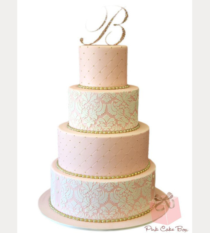 Blush Pink Wedding Cakes
 Blush Wedding Cakes for the Discriminating Bride Mon
