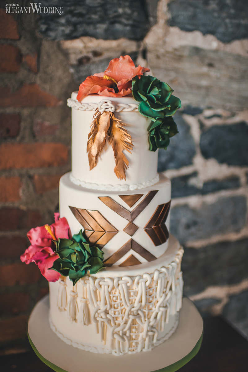 Bohemian Wedding Cakes
 Desert Boho Wedding Theme