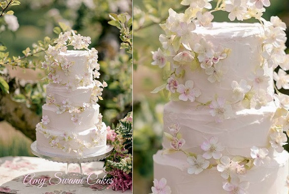 Bohemian Wedding Cakes
 Bohemian Wedding Cakes in Soft Shades – Cake Geek Magazine