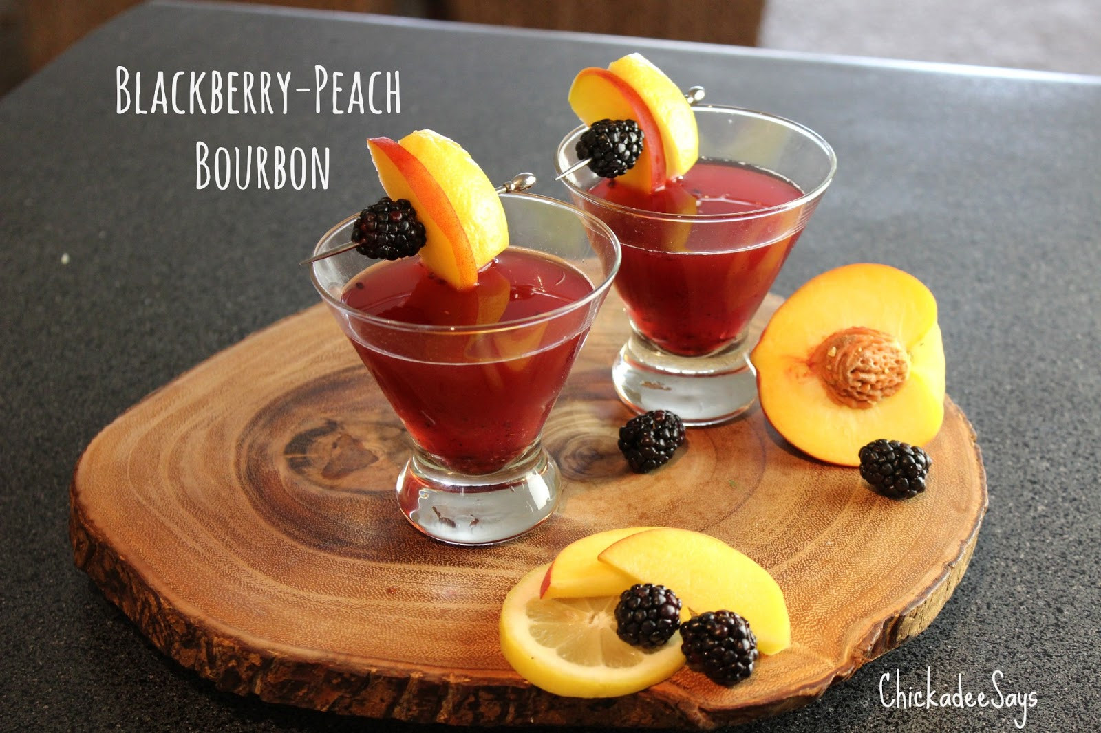 Bourbon Drinks For Summer
 Summer Drink Series Blackberry Peach Bourbon Spritzer
