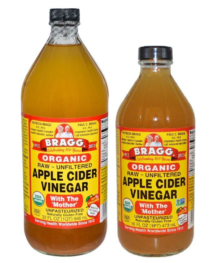 Bragg Organic Apple Cider Vinegar
 Bragg Organic Apple Cider Vinegar 473ml or 946ml