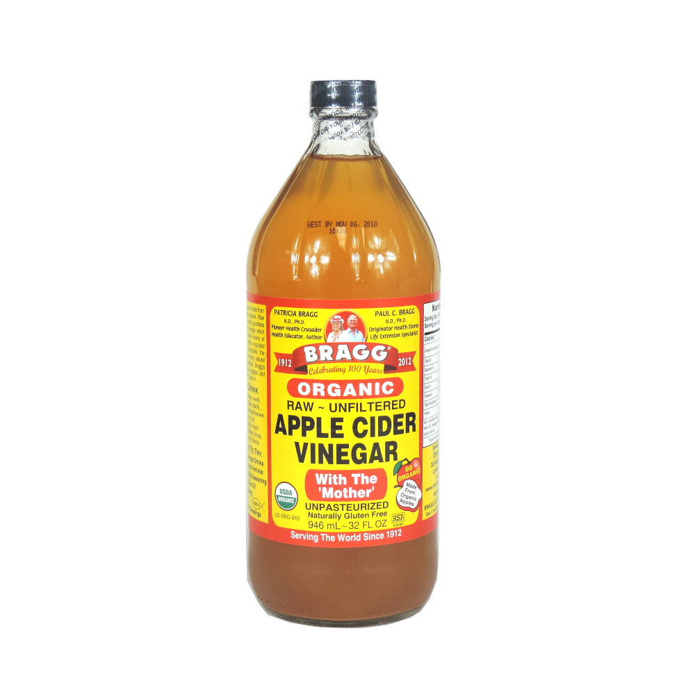 Bragg Organic Apple Cider Vinegar
 Bragg Organic Apple Cider Vinegar 946ml