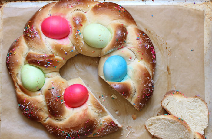 Braided Easter Bread
 Braided Easter Egg Bread Recipe — Dishmaps