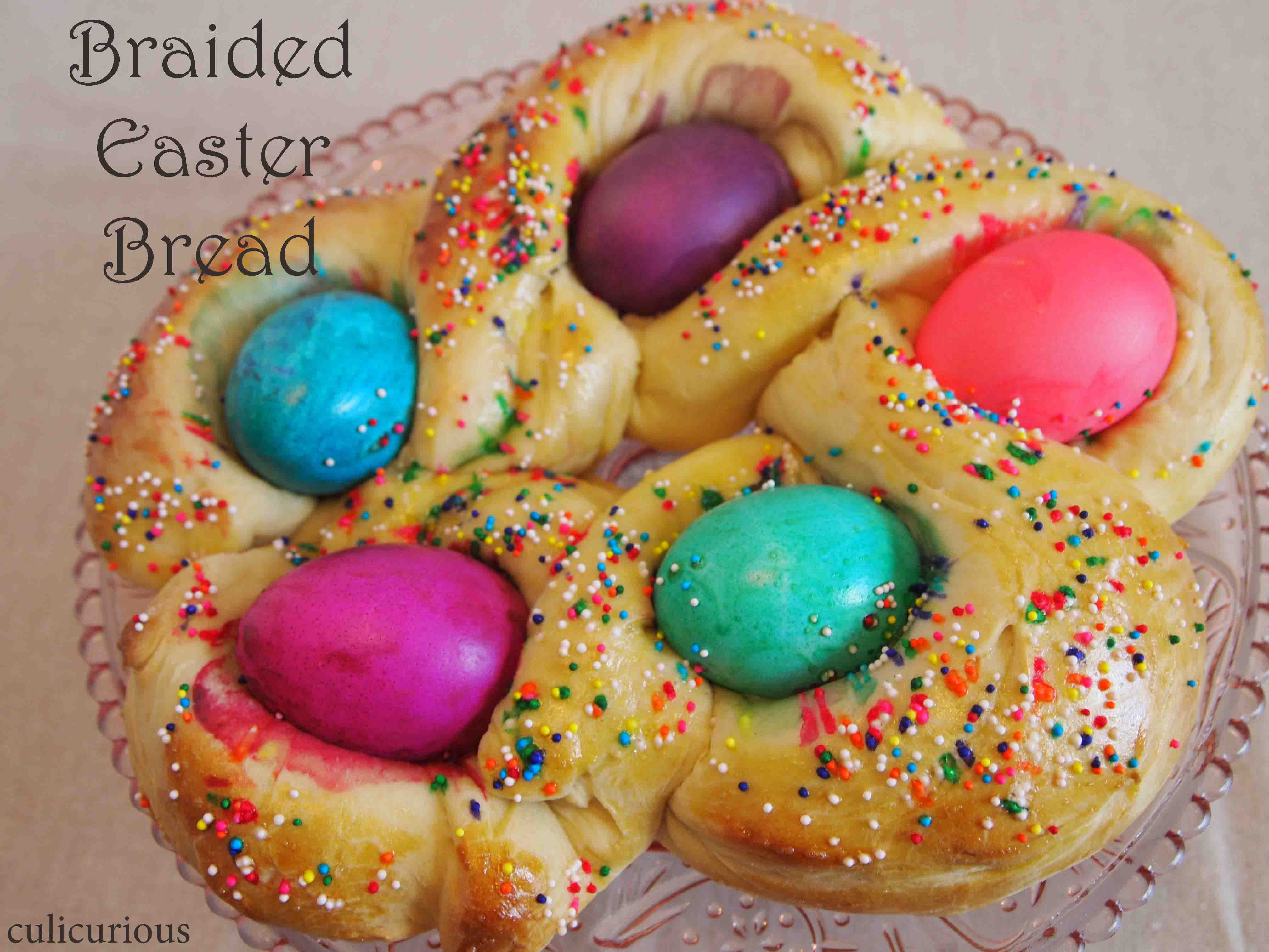 Braided Easter Egg Bread
 Braided Easter Bread Recipe