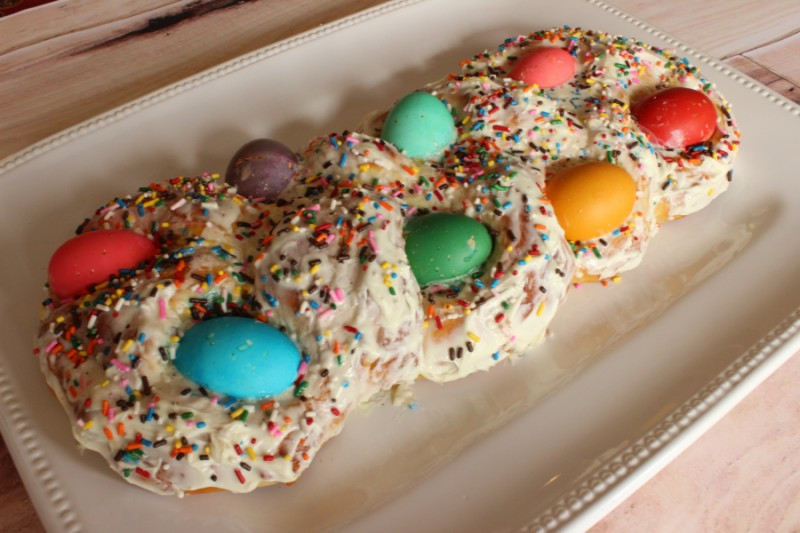 Braided Easter Egg Bread
 Braided Easter Egg Bread