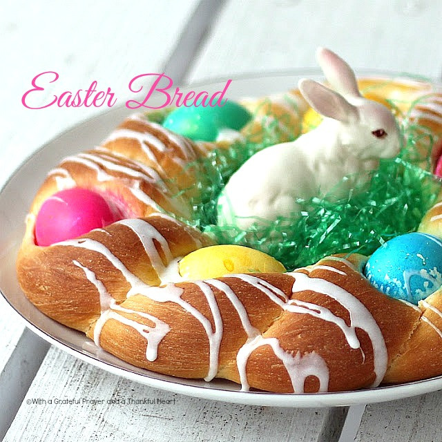 Braided Easter Egg Bread
 Easter Egg Braided Yeast Bread