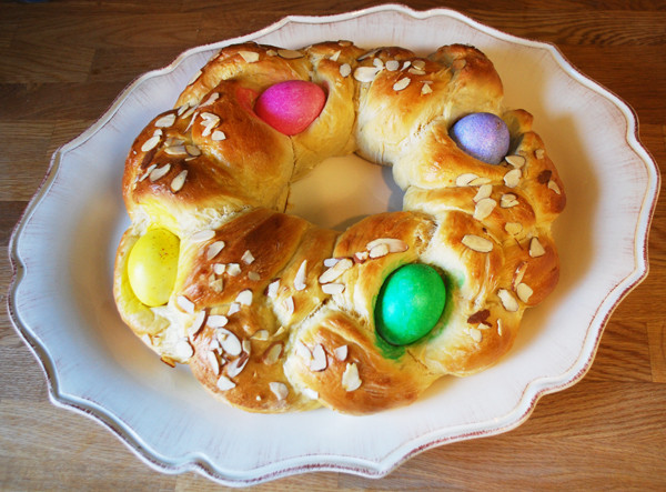 Braided Easter Egg Bread
 Braided Easter Egg Bread