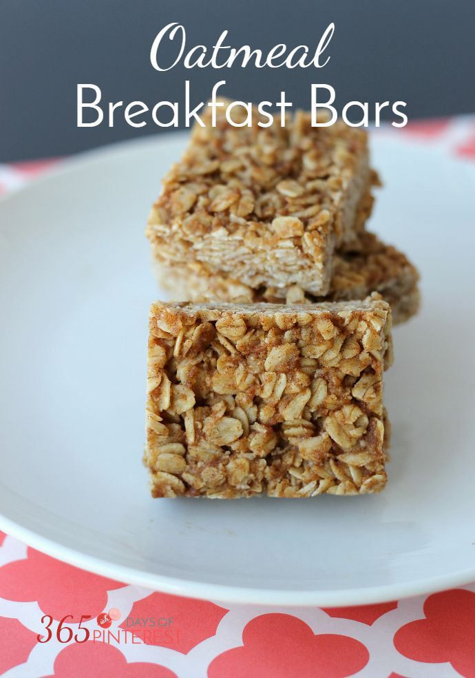 Breakfast Bars Healthy
 Best 25 Oatmeal breakfast bars healthy ideas on Pinterest