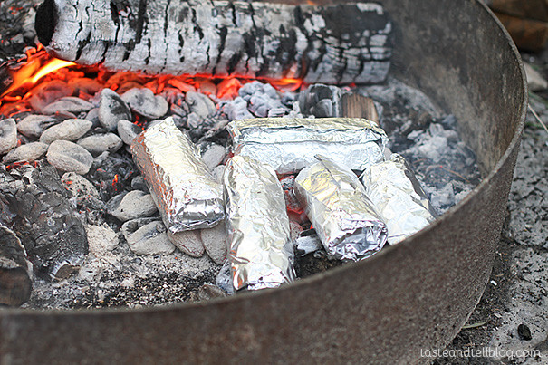 Breakfast Burritos Camping
 Breakfast Burritos Campfire Style Taste and Tell