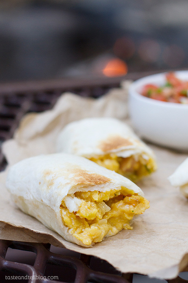 Breakfast Burritos For Camping
 Breakfast Burritos Campfire Style Taste and Tell