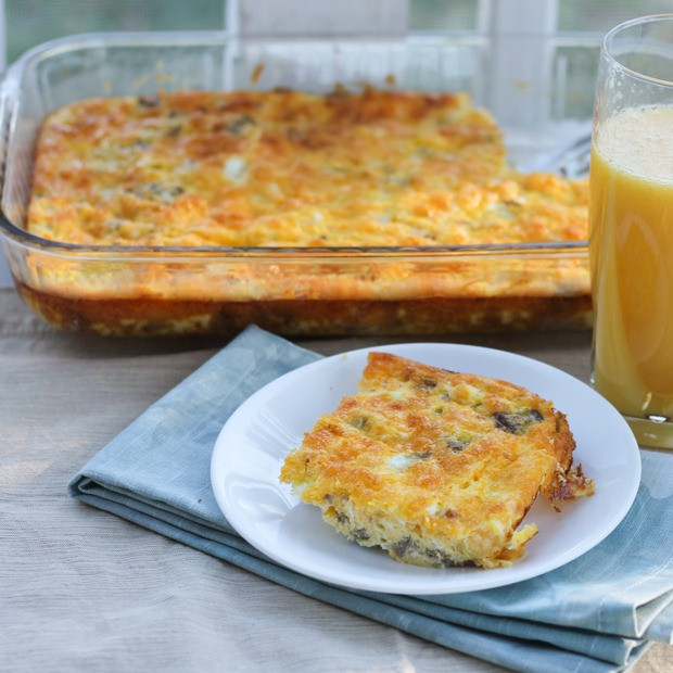 Breakfast Casserole Healthy
 Healthy Breakfast Casserole with Eggs I Heart Planners