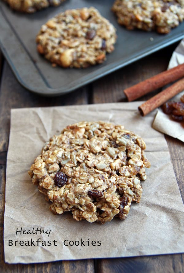 Breakfast Cookie Recipe Healthy
 Gluten Free Healthy Breakfast Cookies Leelalicious