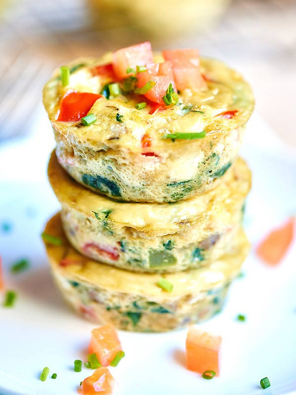 Breakfast Egg Muffins Healthy
 Healthy Egg Muffin Cups ly 50 Calories