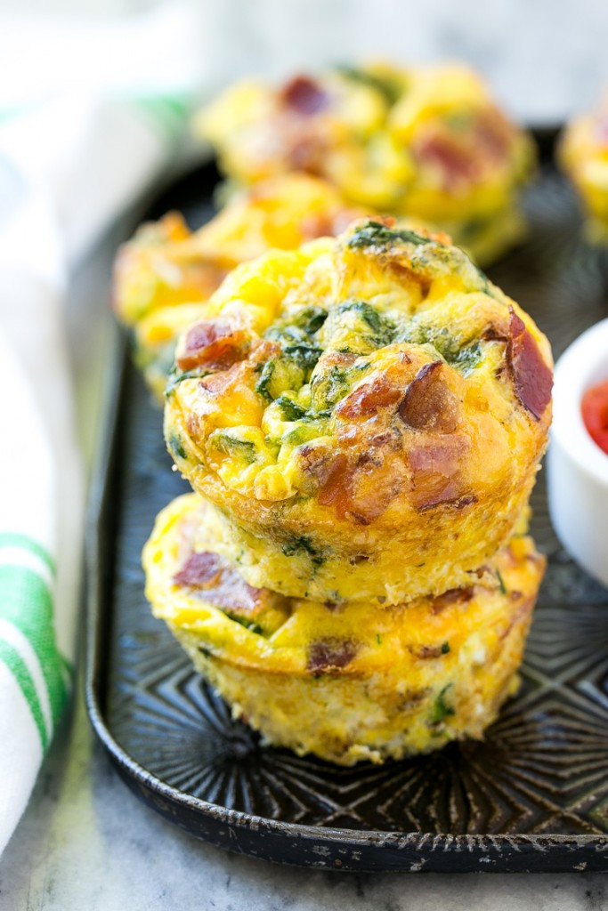 Breakfast Muffins Healthy
 healthy breakfast egg muffins with spinach