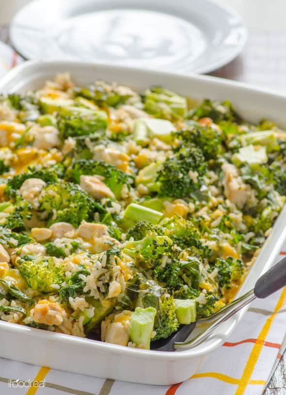 Broccoli Casserole Healthy
 Healthy Chicken Broccoli Rice Casserole iFOODreal