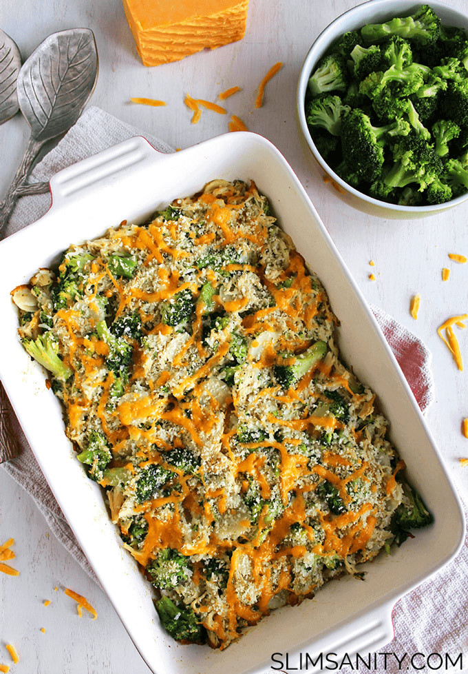 Broccoli Casserole Healthy
 Healthy Broccoli Chicken Casserole Slim Sanity