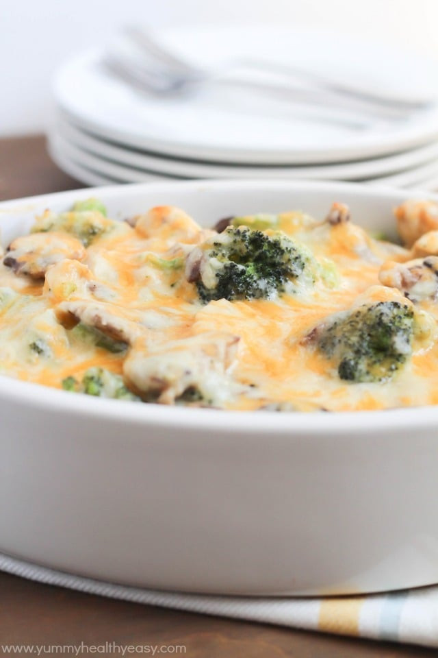 Broccoli Chicken Casserole Healthy
 Skinny Chicken & Broccoli Casserole Yummy Healthy Easy