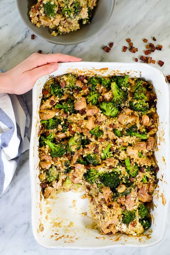 Broccoli Chicken Casserole Healthy
 Healthy Chicken and Broccoli Casserole Paleo Whole30