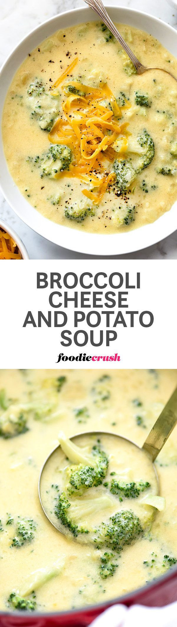 Broccoli Potato Soup Healthy
 best Healthy Recipes images on Pinterest