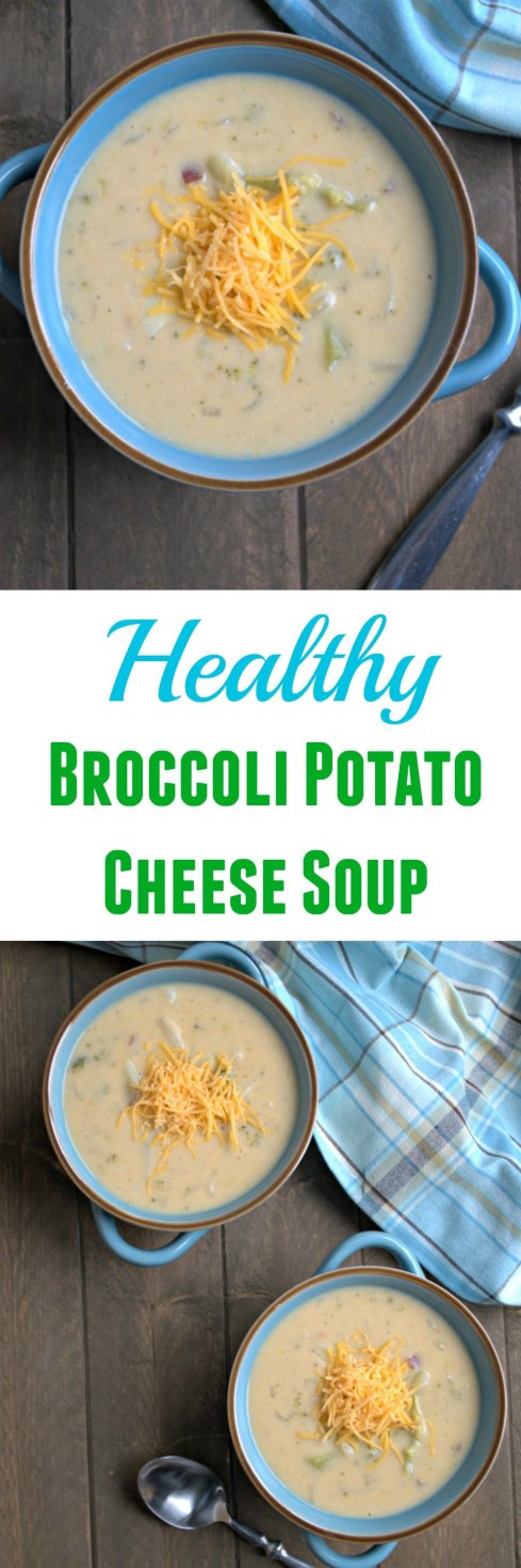 Broccoli Potato Soup Healthy
 Healthy Broccoli Potato Cheese Soup Chocolate Slopes