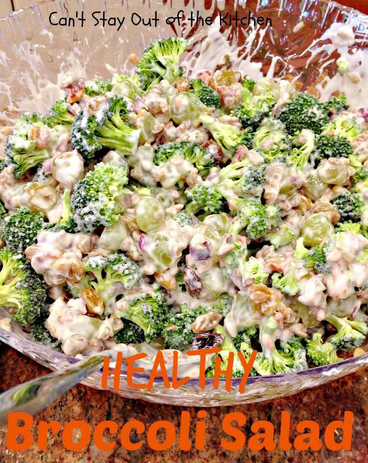 Broccoli Salad Healthy
 Healthy Broccoli Salad Can t Stay Out of the Kitchen