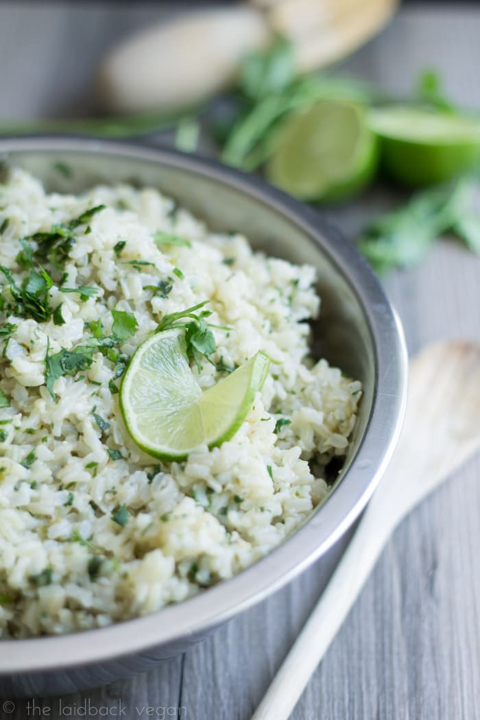 Brown Rice Healthy
 Cilantro Lime Brown Rice 40 Aprons