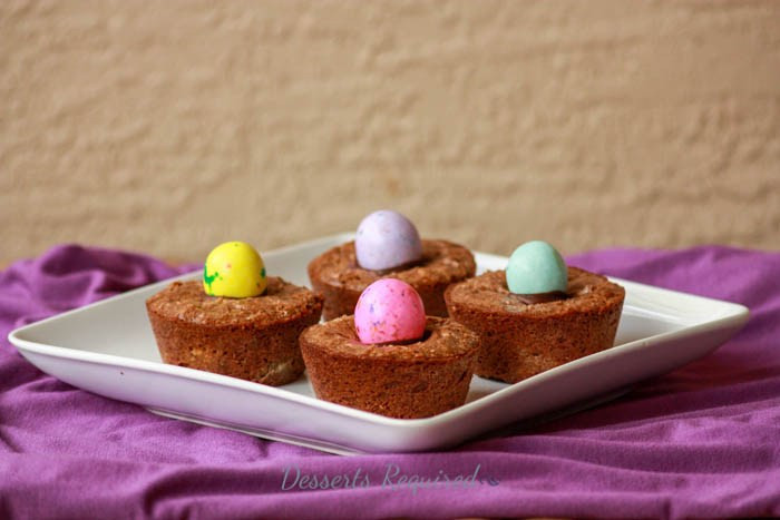 Brownie Easter Desserts
 Gooey Easter Brownie Cups Desserts Required