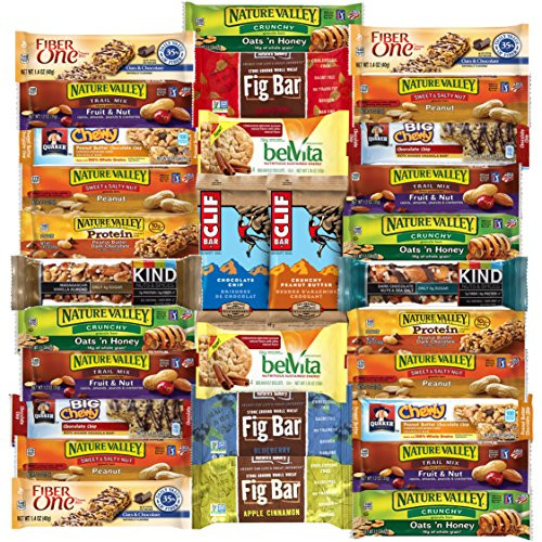 Bulk Healthy Snacks
 Ultimate Healthy Bars & Snack fice Care Package Includes