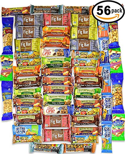 Bulk Healthy Snacks
 Healthy College Care Package – Granola bars fruits snacks