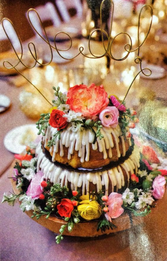 Bundt Wedding Cake
 Bundt cakes Nothing bundt cakes and Cake wedding on Pinterest