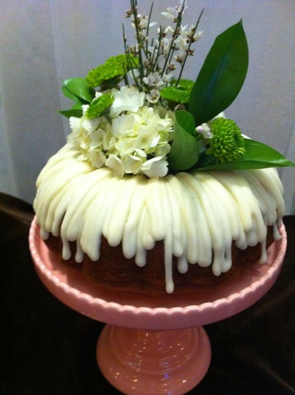 Bundt Wedding Cake
 Brown Floral More Nothing Bundt Cakes