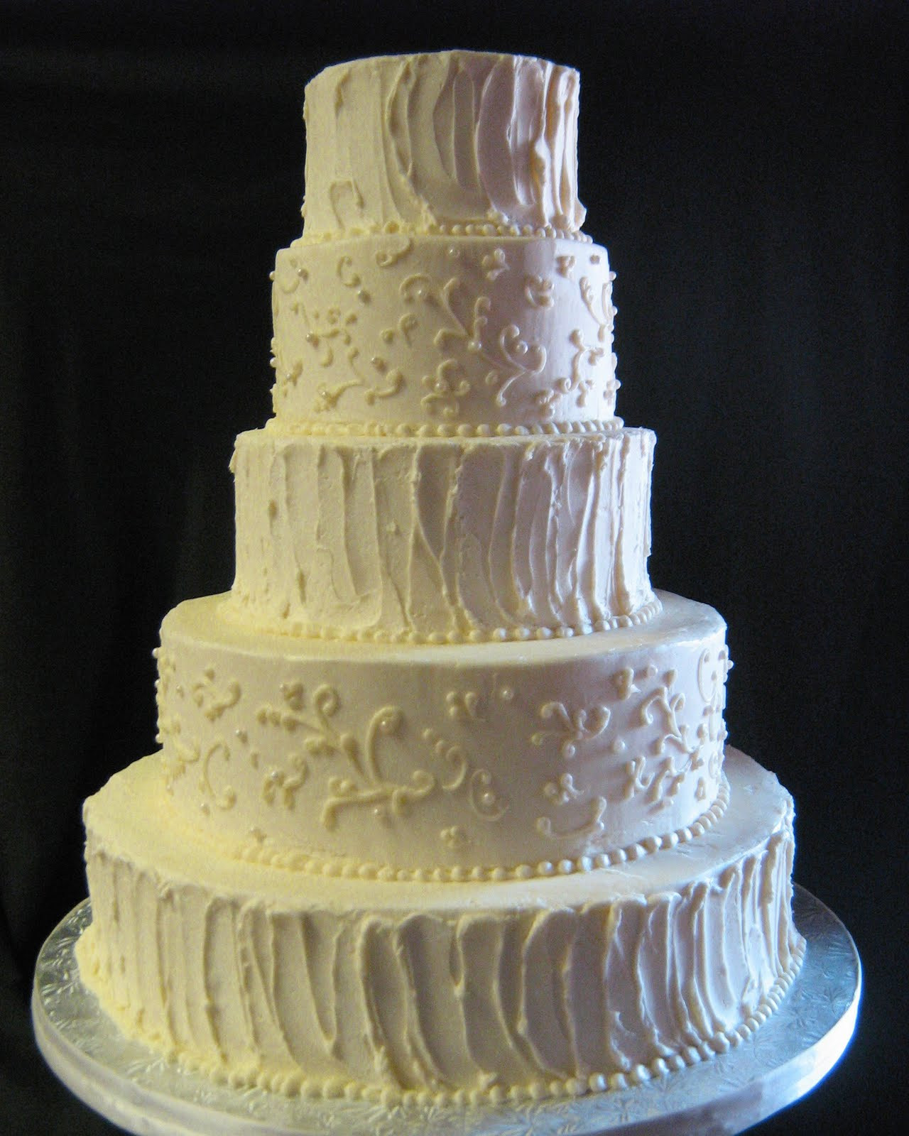 Buttercream Wedding Cakes
 Sublime Bakery Rough Buttercream Wedding Cake