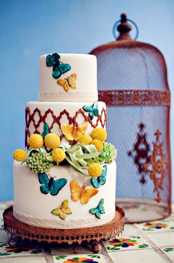Butterfly Wedding Cakes
 Top 5 Butterfly Wedding Invitations And Wedding Cakes