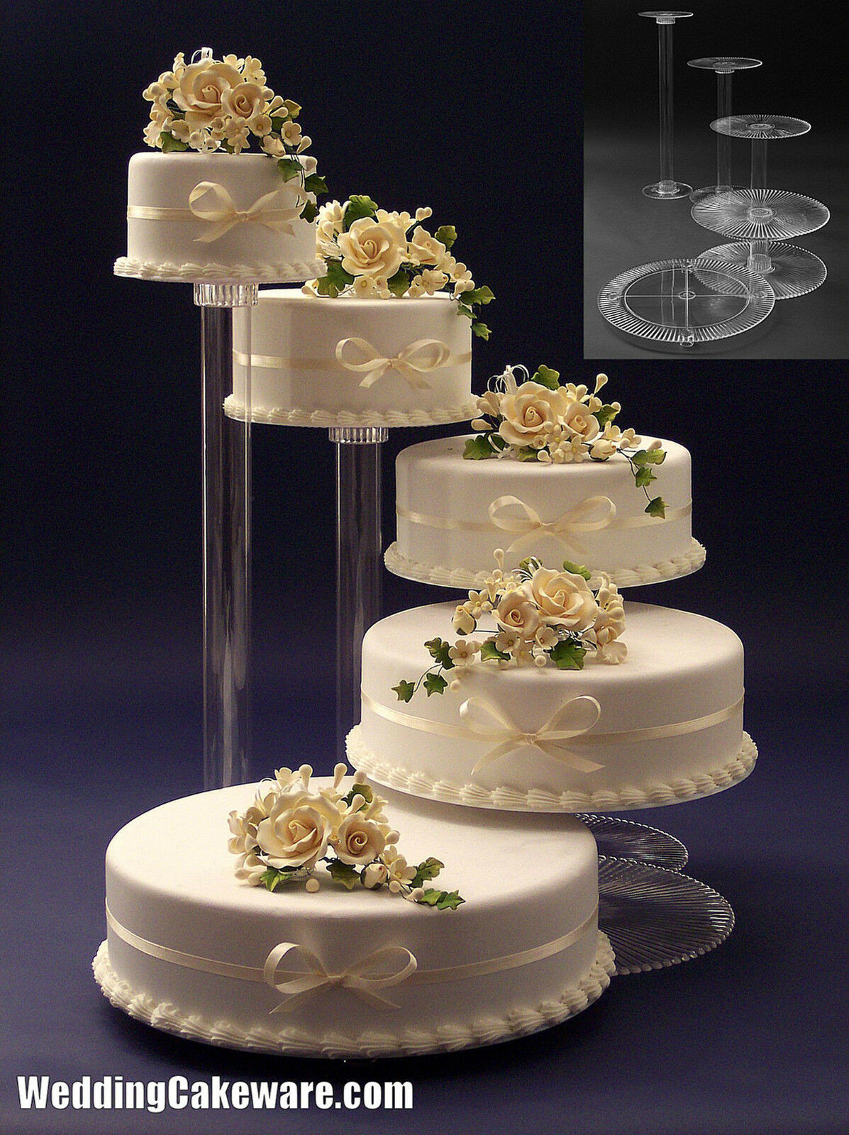 Cake Plateaus For Wedding Cakes
 Cake Stand Wedding Bling Wedding Cake Stand Cupcake Base