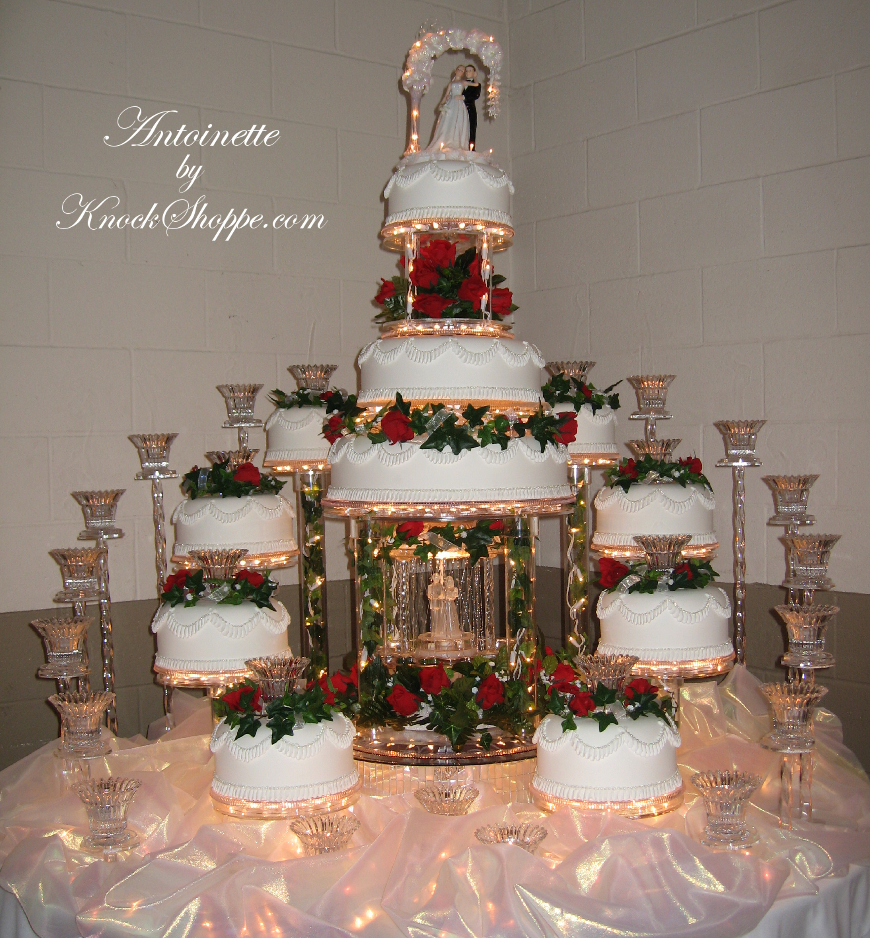 Cake Stands For Wedding Cakes
 Antoinette Lighted Cake Stand The Knock Shoppe
