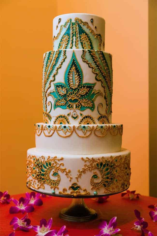 Cakes Design For Wedding
 Top 33 Fantastic Henna Wedding Cake Designs SheIdeas