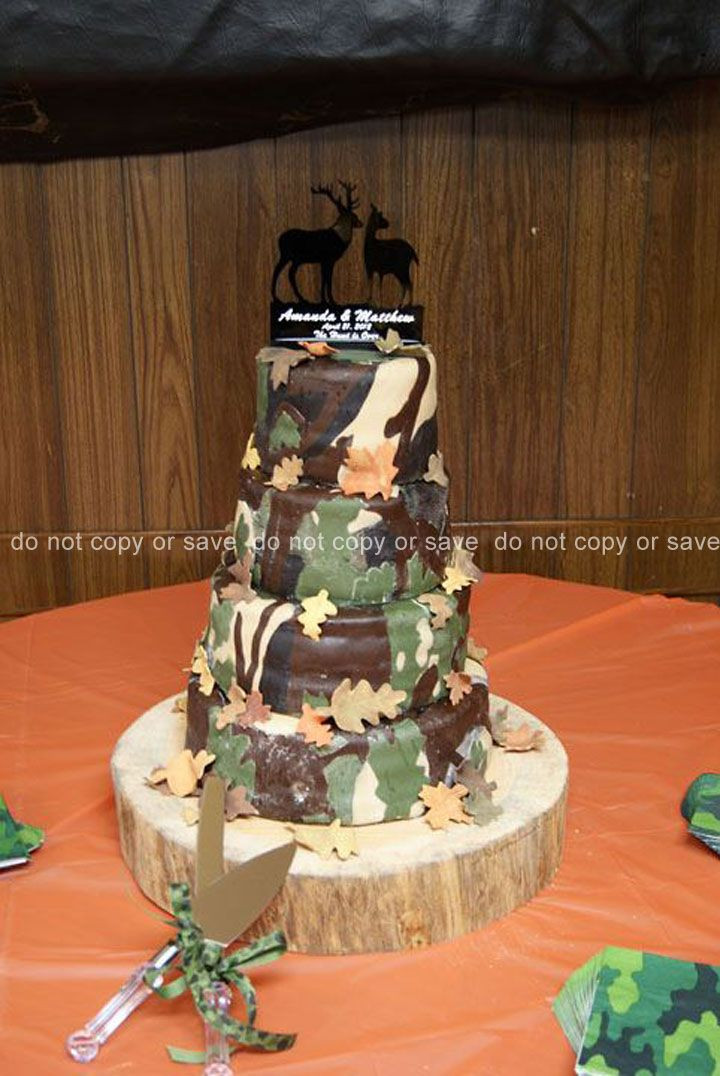 Camo Wedding Cakes
 359 best Camoflauge Cakes images on Pinterest