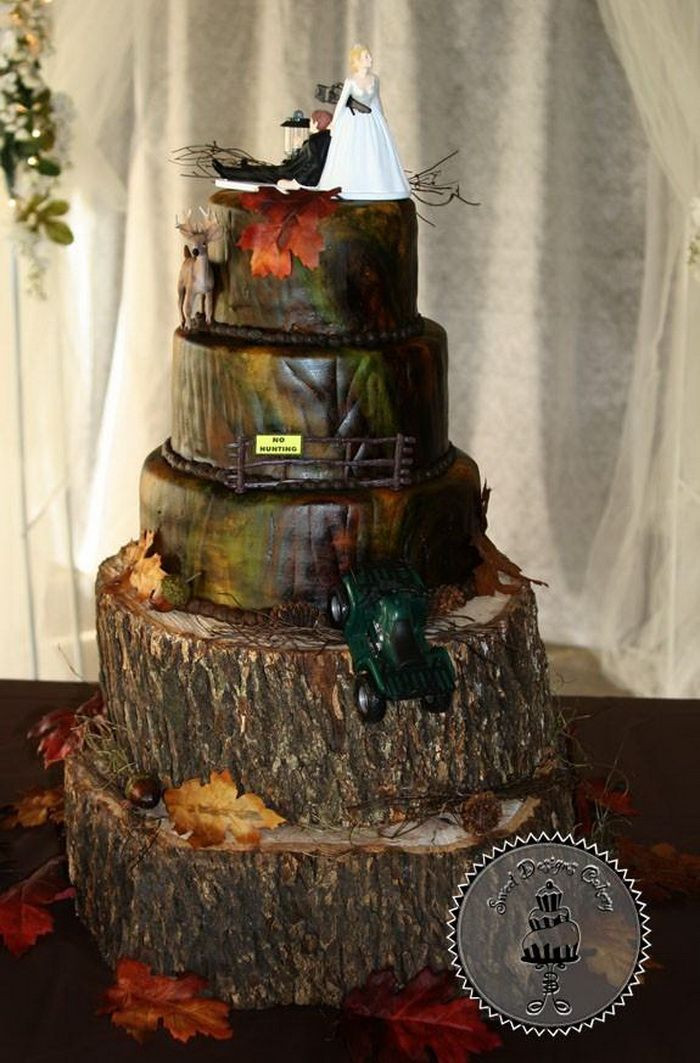 Camo Wedding Cakes Ideas
 Camo Wedding Cake Ideas cakepins