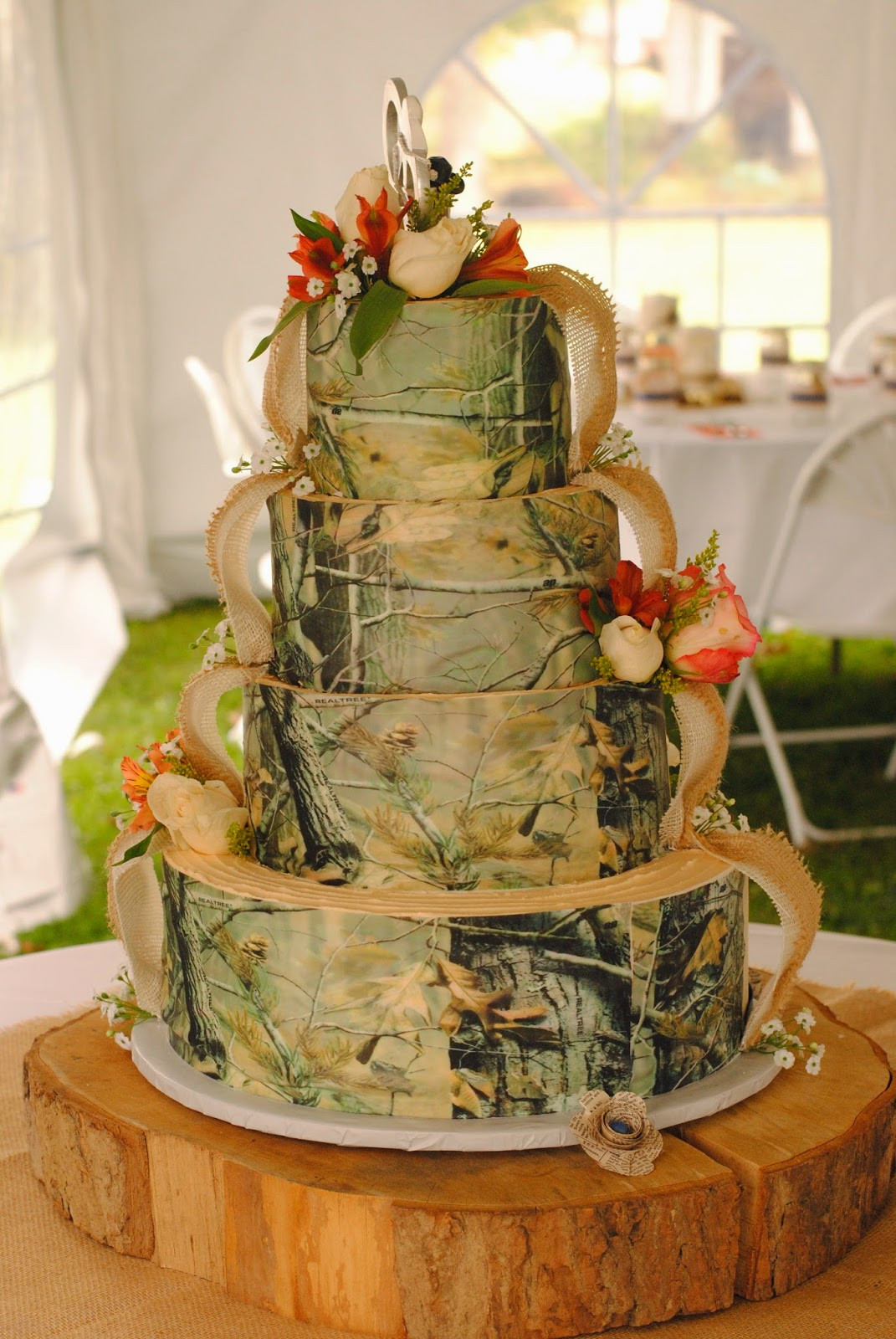 Camo Wedding Cakes
 Country Cupboard Cakes Camo Wedding Cake