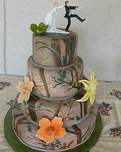 Camouflage Wedding Cakes
 Wedding Cakes Camo Wedding Cake Toppers