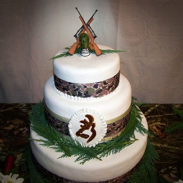 Camouflage Wedding Cakes
 23 Camo Wedding Cake Ideas Be Different With A