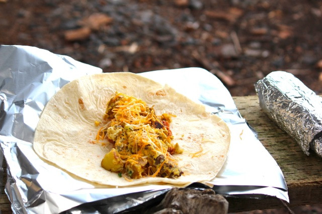 Camping Breakfast Burritos
 Campfire Breakfast Burritos Alaska from Scratch