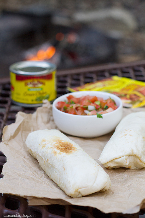 Camping Breakfast Burritos
 Breakfast Burritos Campfire Style Taste and Tell